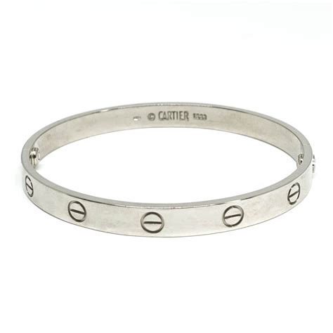 bracelet cartier femme argent|cartier bracelet for women.